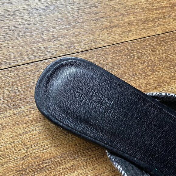 Urban Outfitters Houndstooth Bow Tie Mule Slides Slip-On Pointed-Toe Size 7 - Picture 7 of 8